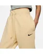 Pantalon de survetement Femme W NSW FLC HR PANT MS Beige