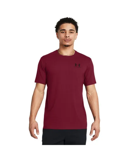 T-SHIRT MC Homme UA M SPORTSTYLE LC SS Bordeaux