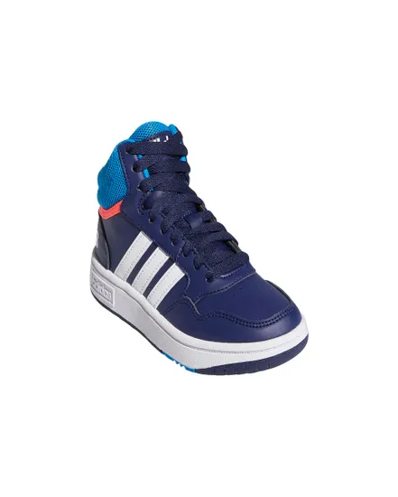 Chaussure de Basketball Enfant HOOPS MID 3.0 K Bleu