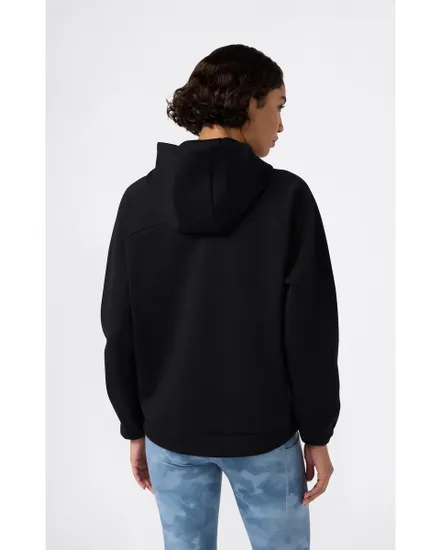 Sweat zip à capuche Femme Noir