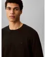 Pull col rond Homme LS SUPIMA COTTON CREW 14GG Noir