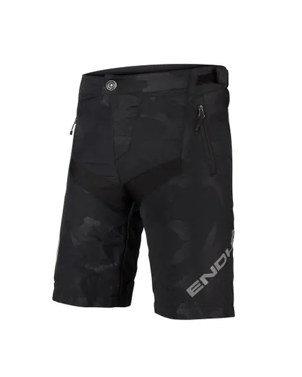 Short Enfant MT500JR AVEC SOUS-SHORT Noir