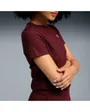 T-shirt Femme ESS ELEVATED RIB TEE Bordeaux