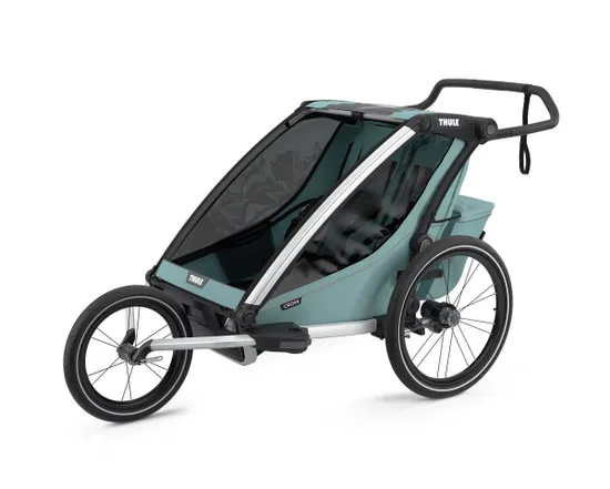 Remorque pour enfant 2 places CHARIOT CROSS Vert Alaska