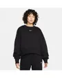 Sweat Femme W NSW PHNX FLC OOS CREW Noir