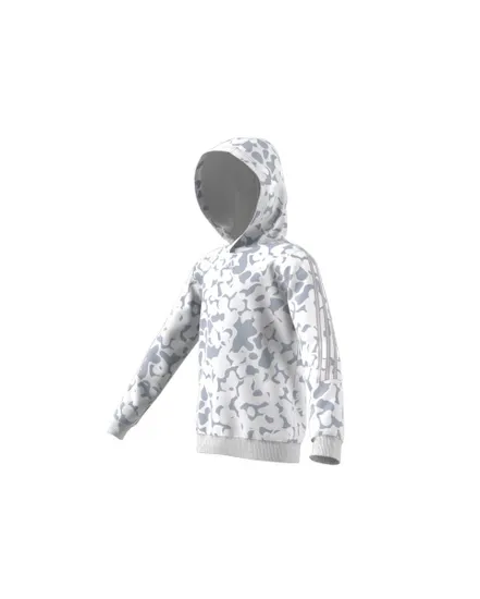Sweatshirt à capuche Enfant B FI 3S GRA HD Blanc