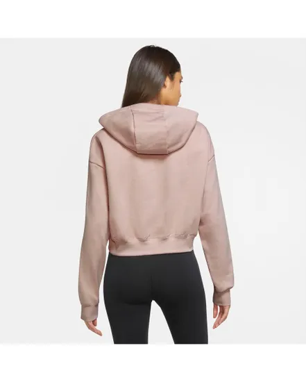 Sweatshirt à capuche manches longues Femme W NSW CLUB FLC GX CROP HDY Rose