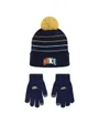 Coffret enfant Enfant plus âgé NAN POWDER PLAY PEAK BEANIE SE Bleu