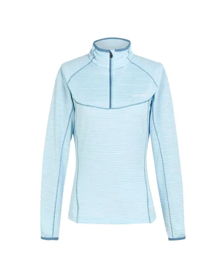 Polaire col zip Femme WOMEN S YONDER II Bleu