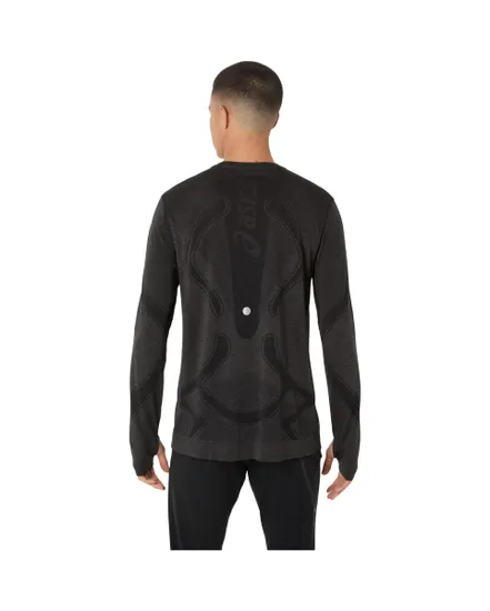 T-shirt Homme ROAD SEAMLESS LS TOP Noir