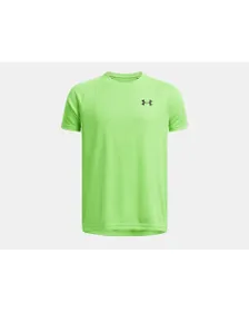 T-Shirt Enfant UA TECH TEXTURED SS Vert