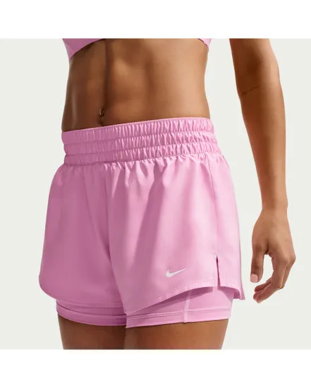 Short Femme W NK ONE DF MR 3IN 2N1 SHORT Rose