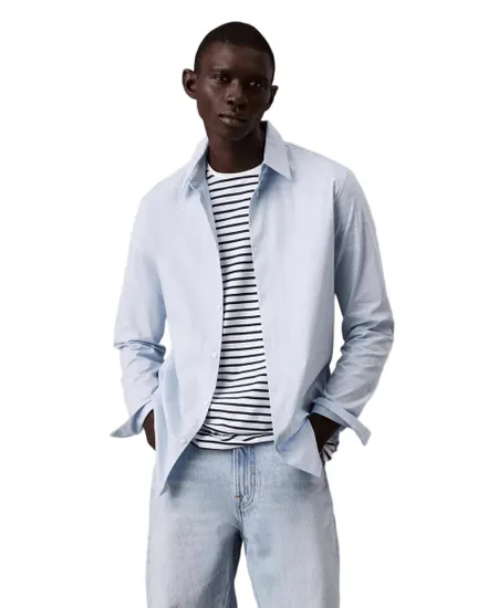 Chemise Homme LS SOLID STRETCH SLIM SHIRT Brume Niagara