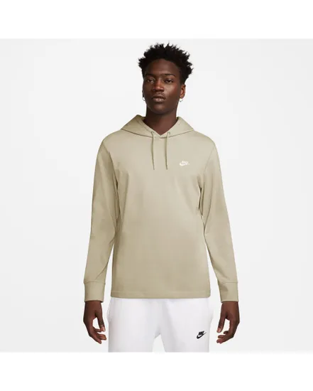 Sweat à capuche Homme M NK CLUB KNIT PO HOODIE Beige