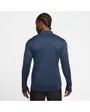 Haut zip manches longues Homme M NK DF ACD23 DRIL TOP BR Bleu