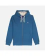 SWEAT CAPUCHE ZIPPE ESSENTIEL Homme Bleu