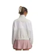 Veste zip Femme UA RIVAL WOVEN JACKET Blanc