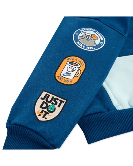 Ensemble de survetement Bébé NKN PO JOGGER FLEECE SET Bleu