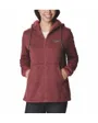 Sweat zip à capuche Femme SWEATER WEATHER SHERPA FULL ZIP Bordeaux