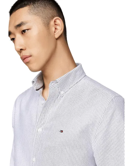 Chemise Homme HERITAGE OXFORD STRIPE RF SHIRT Bleu