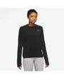 Sweatshirt manches longues Femme W NK DF SWOOSH RUN PACER MDLYR Noir