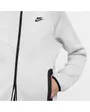 Sweat zip à capuche Homme M NK TCH FLC FZ WR HOODIE Blanc