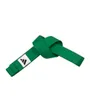 CEINTURE DE JUDO JR PIQUEE Vert