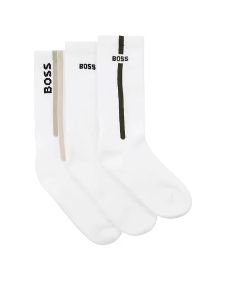 Chaussettes Homme 3P QS Rib Line CC