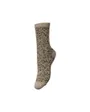 Chaussettes Femme PCSEBBY GLITTER LONG AOP SOCKS NOOS Gris