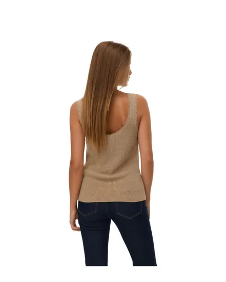 Top Femme VMLEXIE SHINE SL U-NECK TOP BTQ