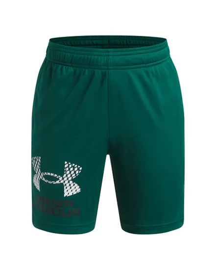 Short Enfant UA TECH LOGO SHORTS Vert