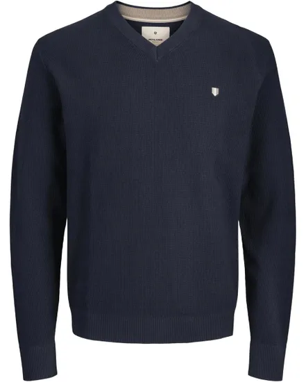 Pull Homme Col V Tricoté