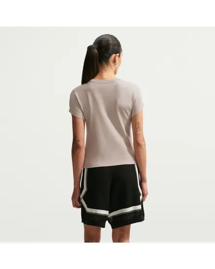 T-shirt Femme W NSW NK CHLL KNT MD CRP Beige