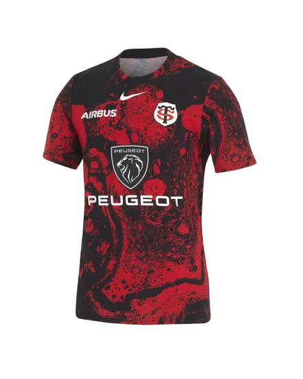 Maillot Homme STADE TOULOUSAIN MENS PRE-MATCH SS TOP Rouge