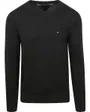 Pull col rond Homme ESSENTIAL COTTON CRE Noir