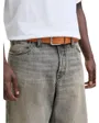 Ceinture Homme JACPIMP Cuir Cognac