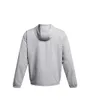 Sweat zippé à capuche Homme UA SPORTSTYLE WINDBREAKER Gris