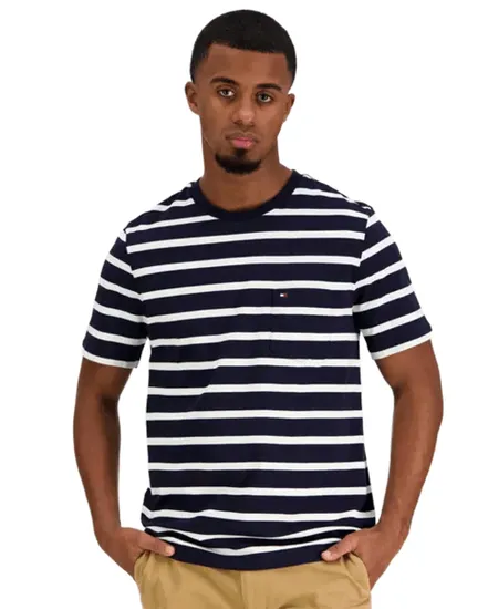 T-Shirt Homme Ess Reg Fit Stripe Pocket Tee