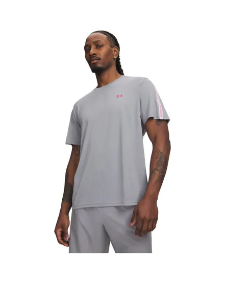 T-shirt Homme UA TECH TAPING SS Gris