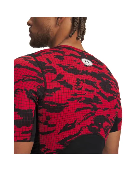 T-shirt Homme UA HG PRINTED SS Rouge