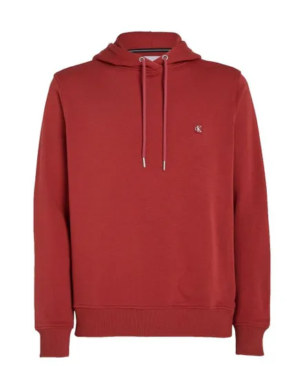 Sweat à capuche Homme CK EMBRO BADGE HOODI Rouge