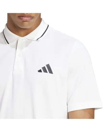 Polo Homme M SL PQ PS Blanc