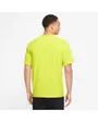 T-shirt manches courtes Homme M NK DF UV HYVERSE SS Jaune