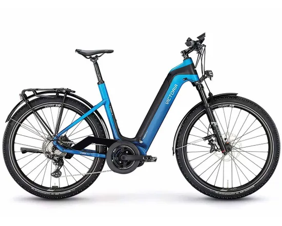 VTC électrique Femme FYBRON 6 WAVE Bleu/Noir