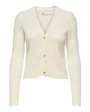 Cardigan manches longues Femme ONLKATIA LS CABLE V-NECK CARDI KNT NCA