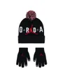 Set bonnet + gants Enfant JAN JORDAN HBR POM BEANIE SET Noir