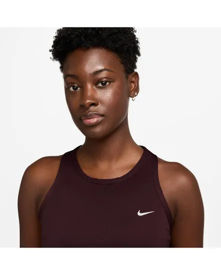 Débardeur Femme W NK TEMPO NVLT DF TANK Bordeaux