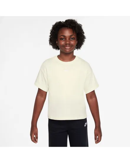 T-shirt Fille G NSW TEE BOXY ESSNTL LBR Beige