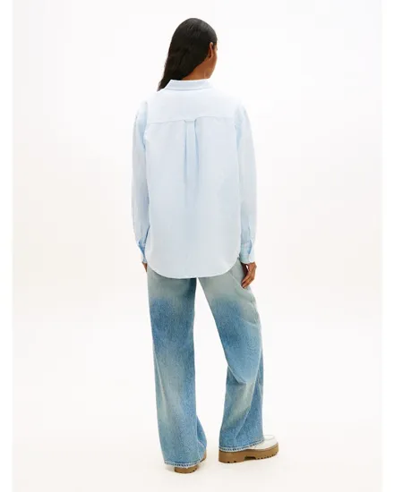 Chemise Femme TJW RLX LINEN SHIRT Bleu