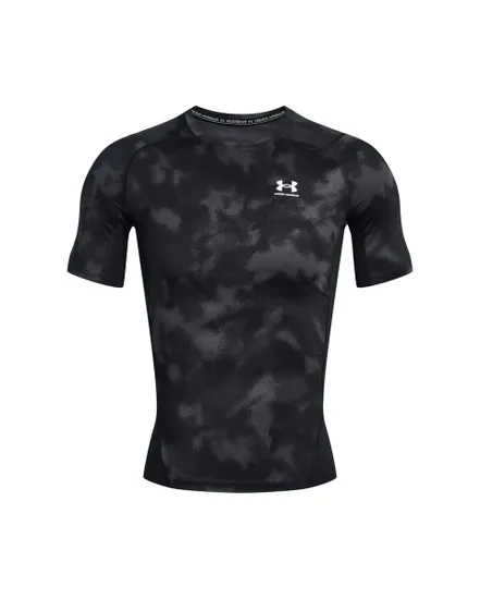 T-shirt Homme UA HG ARMOUR PRINTED SS Noir